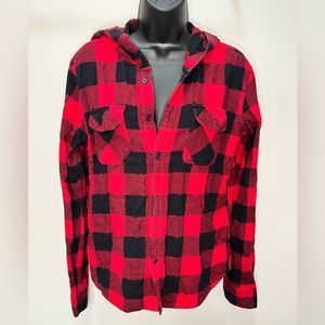 Hooded Plaid Flannel